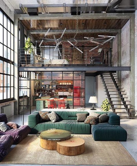 decoração estilo industrial