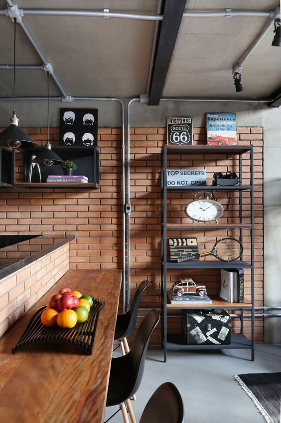 decoração estilo industrial