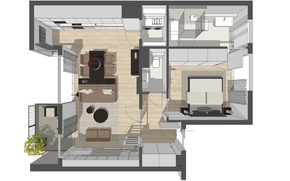 projeto modelo 3d sketchup