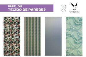 papel de parede ou tecido